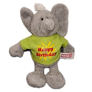 Nici Elefant Stofftier Happy Birthday Plüsch Figur Geschenk Geburtstag rare - Bild 1 von 5