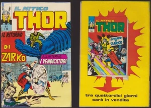 IL MITICO THOR 9 IL RITORNO DI ZARKO - CORNO 3 AGOSTO 1971 + VENDICATORI -OTTIMO - Imagen 1 de 1
