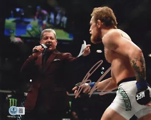 Foto firmada autografiada por Bruce Buffer IT'S TIME de UFC 8x10 Beckett certificado de autenticidad BAS - Imagen 1 de 2
