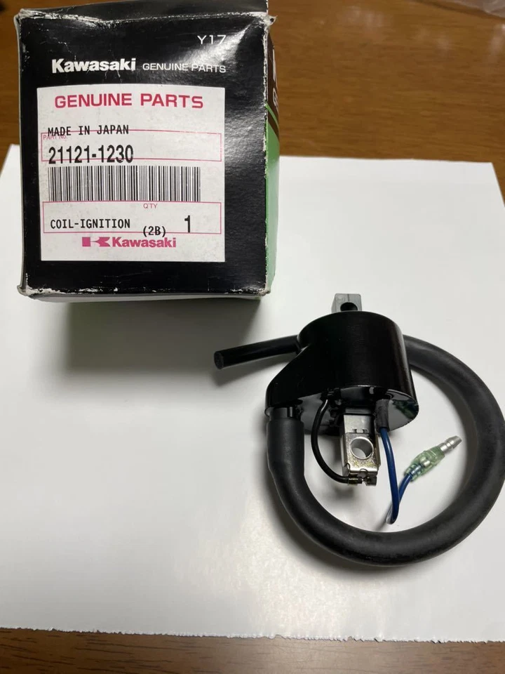 Genuine Kawasaki KDX200 KL250 KLX250S COIL IGNITION 21121-1230 F/S - Изображение 1 из 1