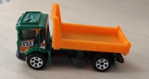 Pit King - Mattel Matchbox MB 828 in green & orange Tipper Lorry - Picture 1 of 6