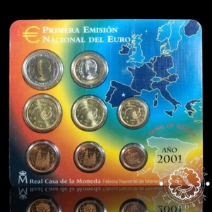LA DOBLA - 2001 - Cartera Oficial Euro - Mint Set BU - ESPAÑA (LEER) - Picture 1 of 2