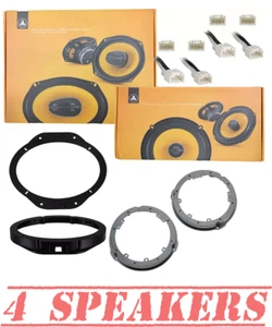 JL Audio C1 Series Front/Rear door coaxial Speakers for 2015-2023Ford F150 - Picture 1 of 3