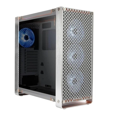 New InWin Dubili Desktop ATX Computer Case, Titanium Grey - Image 1 of 4
