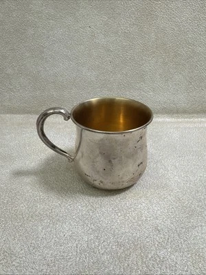 Taza bebé Gorham 1944# 2,5" Sterling Foto 1 de 4