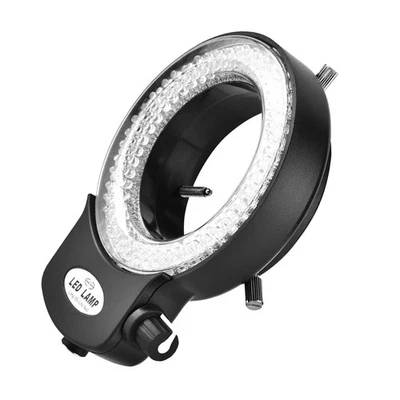 Microscope Camera 144 LED Beads Light Source Brightness Adjustable Ring Lamp EU