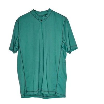 Camisa atlética Lands End cuarto cremallera manga corta protección contra erupciones para mujer L traje de baño Foto 1 de 4