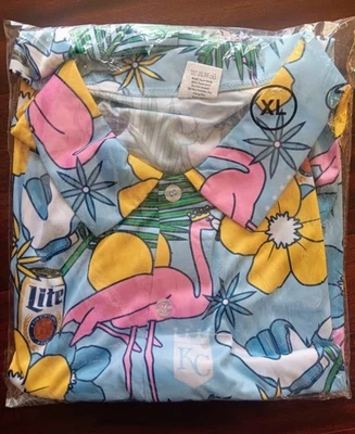 Kansas City Royals Hawaiian Shirt SGA 8/30/25 - Size XL New in Package - Image 1 of 2