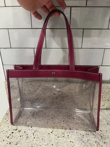 Authentic Rare Burberry PVC Shopper | Tote Bag Removable Tote - Picture 1 of 10