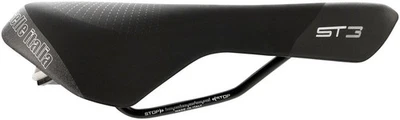 Selle Italia ST 3 Superflow Ergonomic Saddle - Gel Padding, Chromoly Rails, - Image 1 of 2