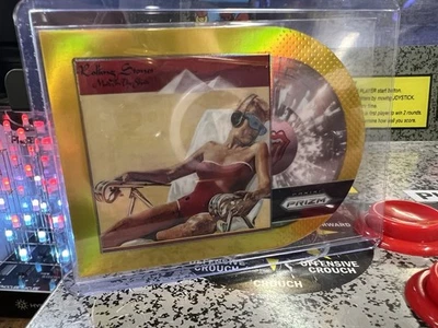 2025 Prizm The Rolling Stones Albums Die-Cut Gold #27 Made in the Shade /10 - Image 1 of 4