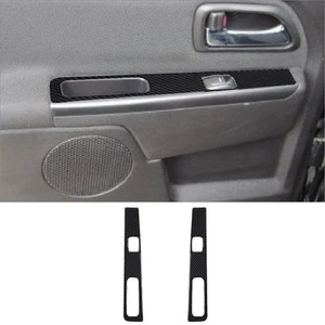 2Pcs Carbon Fiber Interior Rear Door Control Cover Trim For Colorado/Canyon - Picture 1 of 12