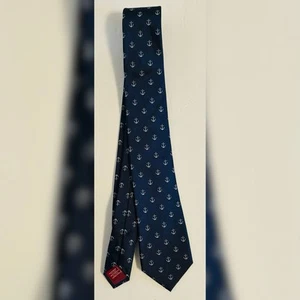 Corbata para hombre con temática de ancla náutica de Penguin - Imagen 1 de 2