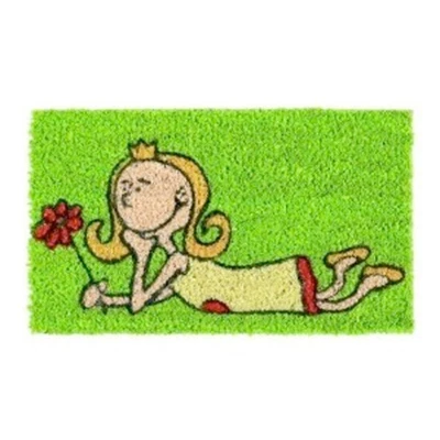 Kokosmatte Fußmatte Kokos Prinzessin - Fee  22x37 cm - Bild 1 von 2