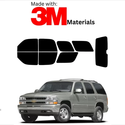 Tinte de ventana precortado para Chevrolet Tahoe 4 puertas 00-06 cerámica estable hecho con 3M Foto 1 de 4