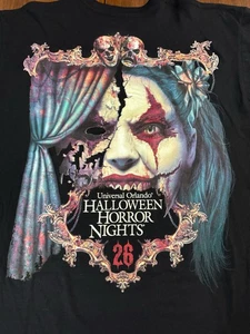 2016 NEU Neu mit Etikett Halloween Horror Nächte Universal Studios T-Shirt 26. Jahrestag Gr. M - Bild 1 von 8