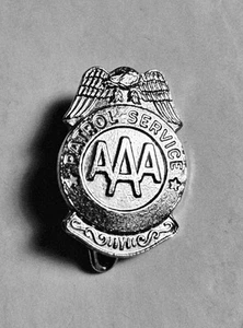 Vintage AAA Patrol Service Pin Badge Crossing Guard - Picture 1 of 3
