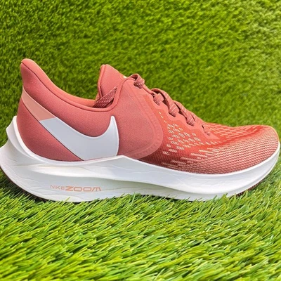 Nike Zoom Winflo 6 Womens Size 6.5 Pink White Athletic Running Shoes Sneakers - Image 1 of 4