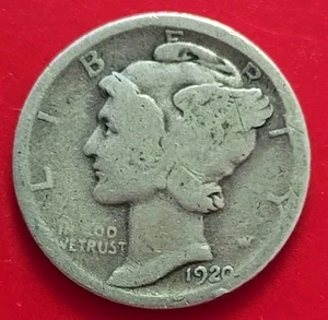 1920 USA Mercury Dime  - Bild 1 von 2