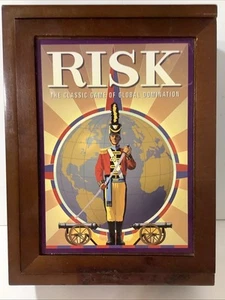 RISK Wooden Vintage Game Collection Bookshelf Edition 100% Complete - Picture 1 of 13