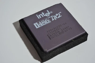 Intel 486 DX2 i486DX2 A80486DX2-66 66MHz CPU SX807 - Bild 1 von 3