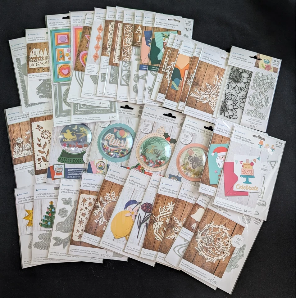 Momenta Metal Cutting Dies Scrapbooking - $6.99 each plus shipping - Holidays