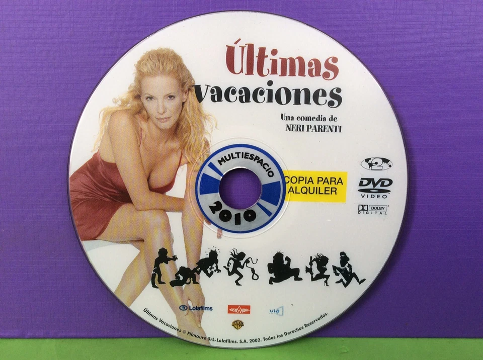 ÚLTIMAS VACACIONES- NERI PARANTI-SÓLO DISCO(NO CARÁTULA)- DVD- USADO GARANTIZADO - Imagen 1 de 1