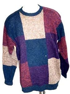preowned, ORVIS,MANCHESTER VERMONT, med, multicolor, crew neck sweater, - Picture 1 of 6