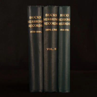 1933-36 3vols County of Buckingham Calendar to the Sessions Records W. Le Hardy - Image 1 of 4