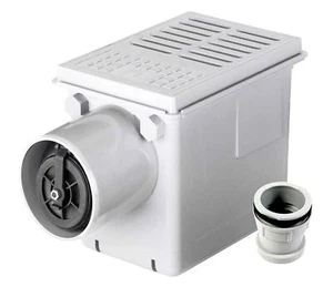 RUG Kellerablauf DN110 Rückstauverschluss Bodenablauf Rattenstop + Zulaufstutzen - Bild 1 von 6