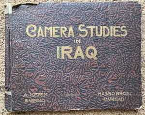 Camera Studies In Iraq Baghdad 1923 by A. Kerim (Hasso Bros) w/vintage postcard - Picture 1 of 12