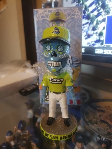 Inland Empire IE 66ers San Bernardino Cucuys Sugar Skull Bobblehead 8/21/21 SGA Cover