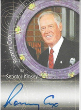 Stargate SG1 Season 6 - A28 Ronny Cox Autograph as Senator Kinsey Auto