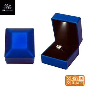 LED Ring Box Light Up Proposal Box Light Ring Engagement Wedding For Gift Box - Picture 1 of 3