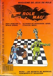 FANZINE JEUX DE ROLE ROLE MAG' NUMERO 2 SEPTEMBRE OCTOBRE 1990 - Imagen 1 de 1