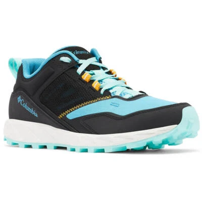 NIB COLUMBIA 1928511-434 WOMEN'S FLOW DISTRICT  BLACK/BLUE HIKING SHOES $100 - Image 1 of 4