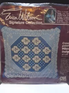 Erica Wilson Signature collection Pillow Design 2037 Antique Lace Pillow open - Picture 1 of 10