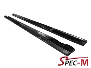 JPM Carbon Fiber Side Skirts Extension Lip For W204 C250 C300 C350 2008-2015 CF - Bild 1 von 3
