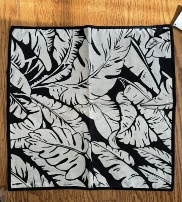 Pottery Barn - 4 Banana Leaf cushion covers 18x18 NEW - Image 1 of 4