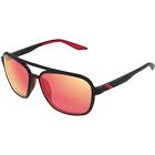 100% Kasia Aviator Round Sunglasses 61042-100-43