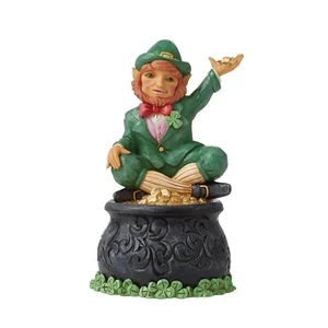 Jim Shore Heartwood Creek Leprechaun Figurine 6012263 You're My Pot Of Gold - Picture 1 of 3