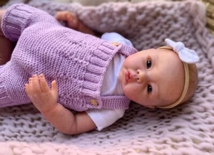 19in Luca Reborn Baby Doll Full Body Painted Finished Newborn Lifelike Cute Gift - Picture 1 of 7