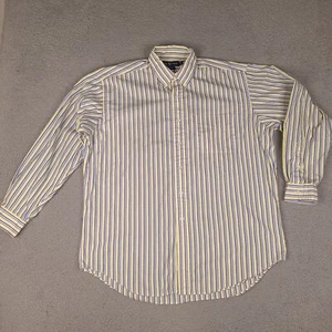 Ralph Lauren Hemd Herren Large blau gelb weiß gestreift Blake Button Down - Bild 1 von 14