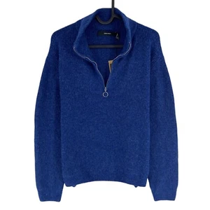 VERO MODA Suéter De Cuello Con Cremallera Azul Oscuro Para Mujer Talla M - Imagen 1 de 11