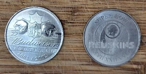 2001 Budweiser Canada Super Bowl Flip Coin Washington Redskins - Picture 1 of 1