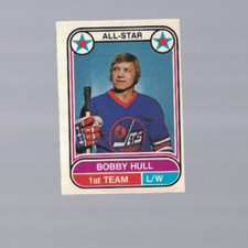 Bobby Hull 1975-76 O-Pee-Chee WHA Winnipeg Jets Card #65