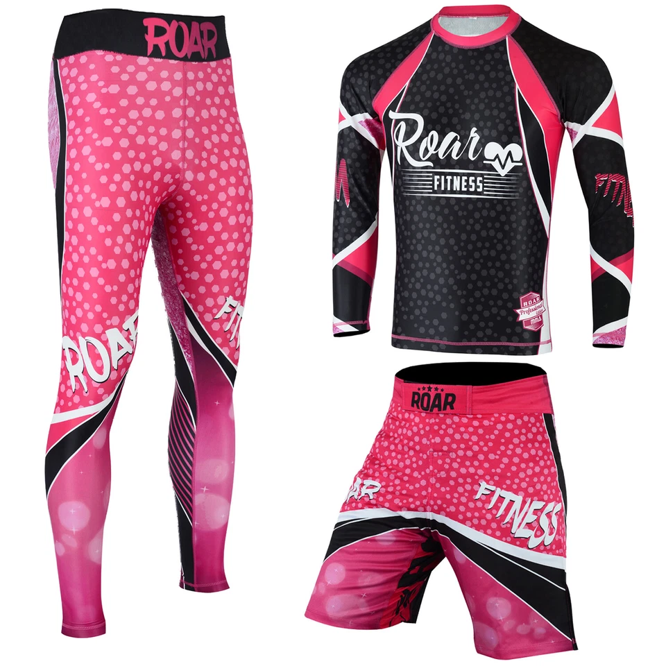 Pantalones Cortos y Leggings BJJ Koyes Damas Ropa de Lucha MMA Manga Larga Protección contra Erupciones Foto 1 de 2