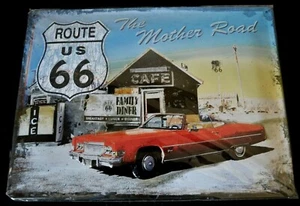 Nostalgic Art, Blechschild ROUTE 66 - THE MOTHER ROAD, 30 x 40 , Selten - Picture 1 of 1