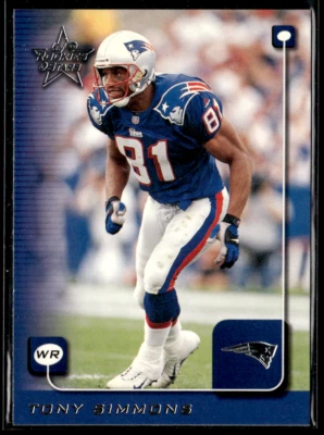 1999 Leaf Rookies & Stars - #120 Tony Simmons - Image 1 of 2