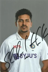 INDIEN CRICKET: SHARDUL THAKUR SIGNED 6x4 TEST PORTRAIT PHOTO+COA **PROOF** - Bild 1 von 2